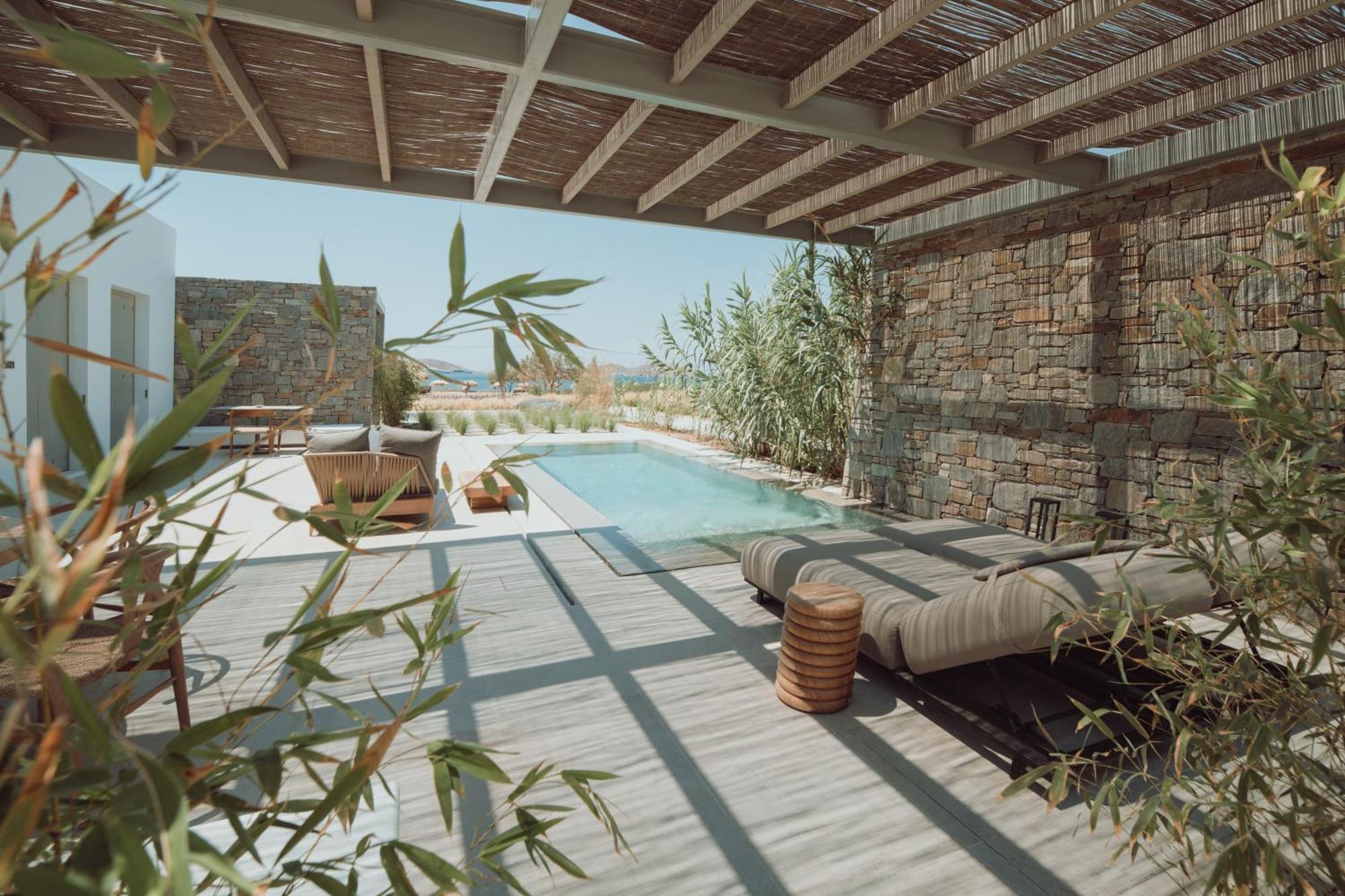 Cove Paros Hotel เนาซา ภายนอก รูปภาพ